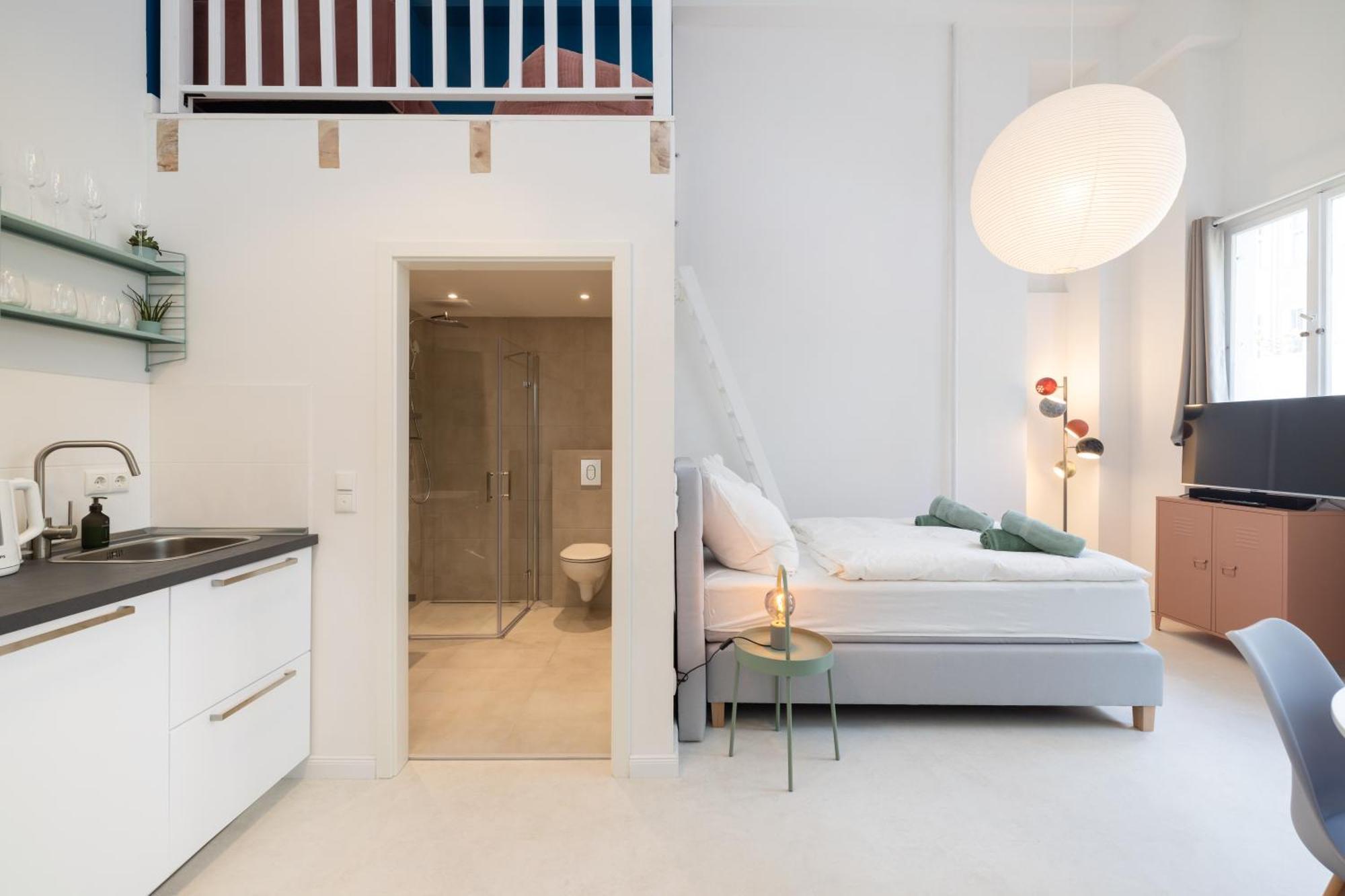 Great 2-Room Loft With 2 Bathrooms And 2 Kitchen Berlín Exteriér fotografie