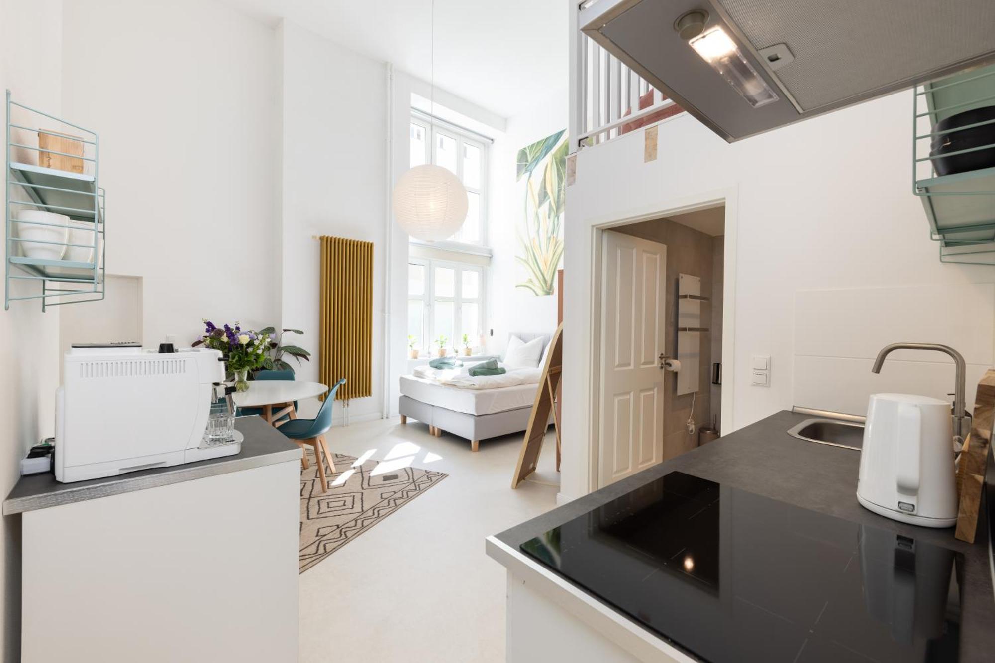 Great 2-Room Loft With 2 Bathrooms And 2 Kitchen Berlín Exteriér fotografie