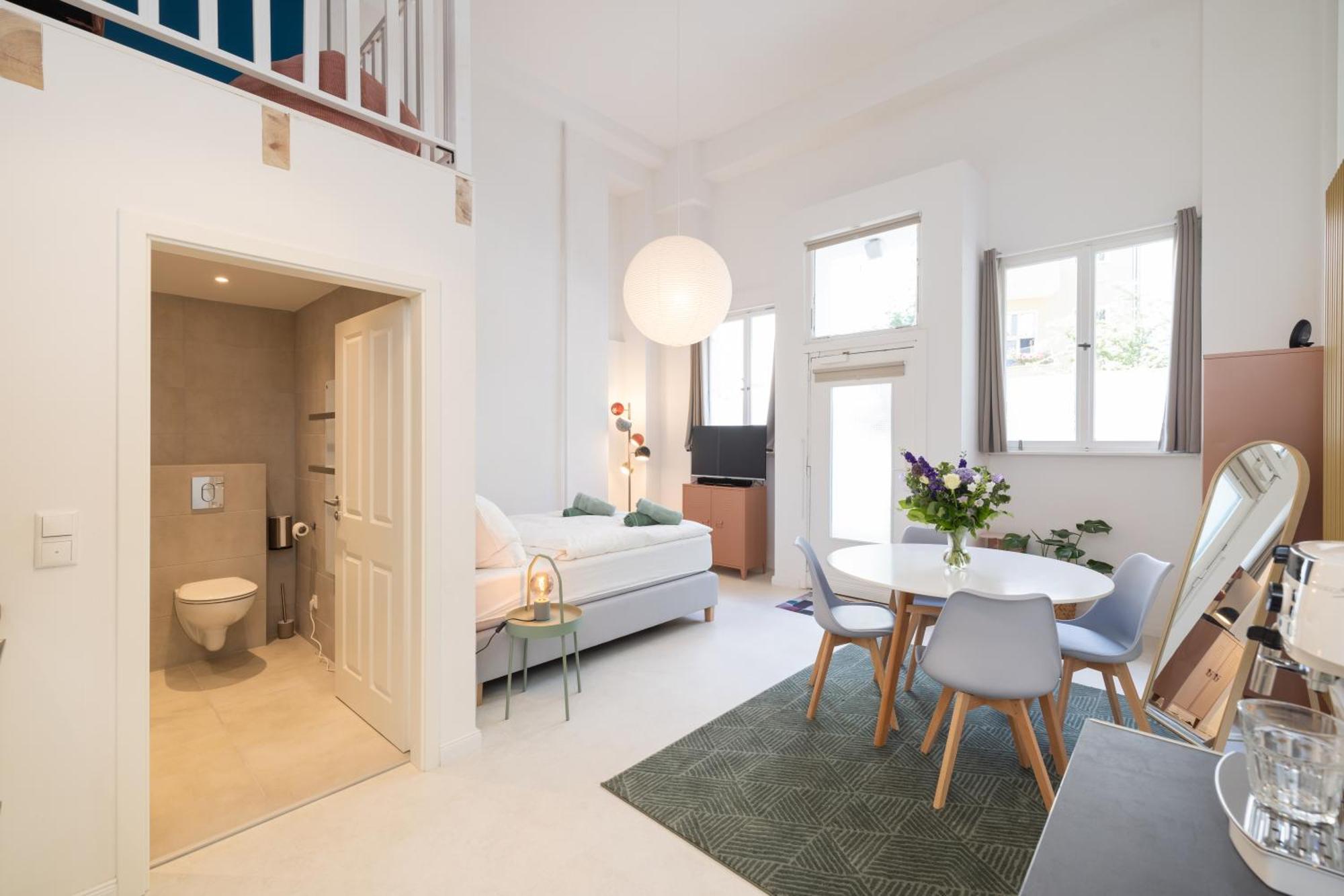 Great 2-Room Loft With 2 Bathrooms And 2 Kitchen Berlín Exteriér fotografie