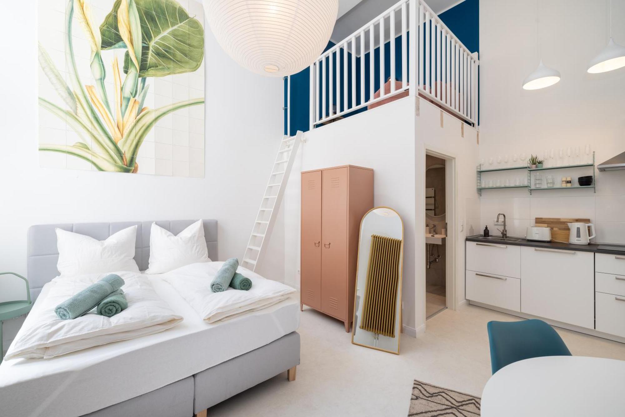 Great 2-Room Loft With 2 Bathrooms And 2 Kitchen Berlín Exteriér fotografie