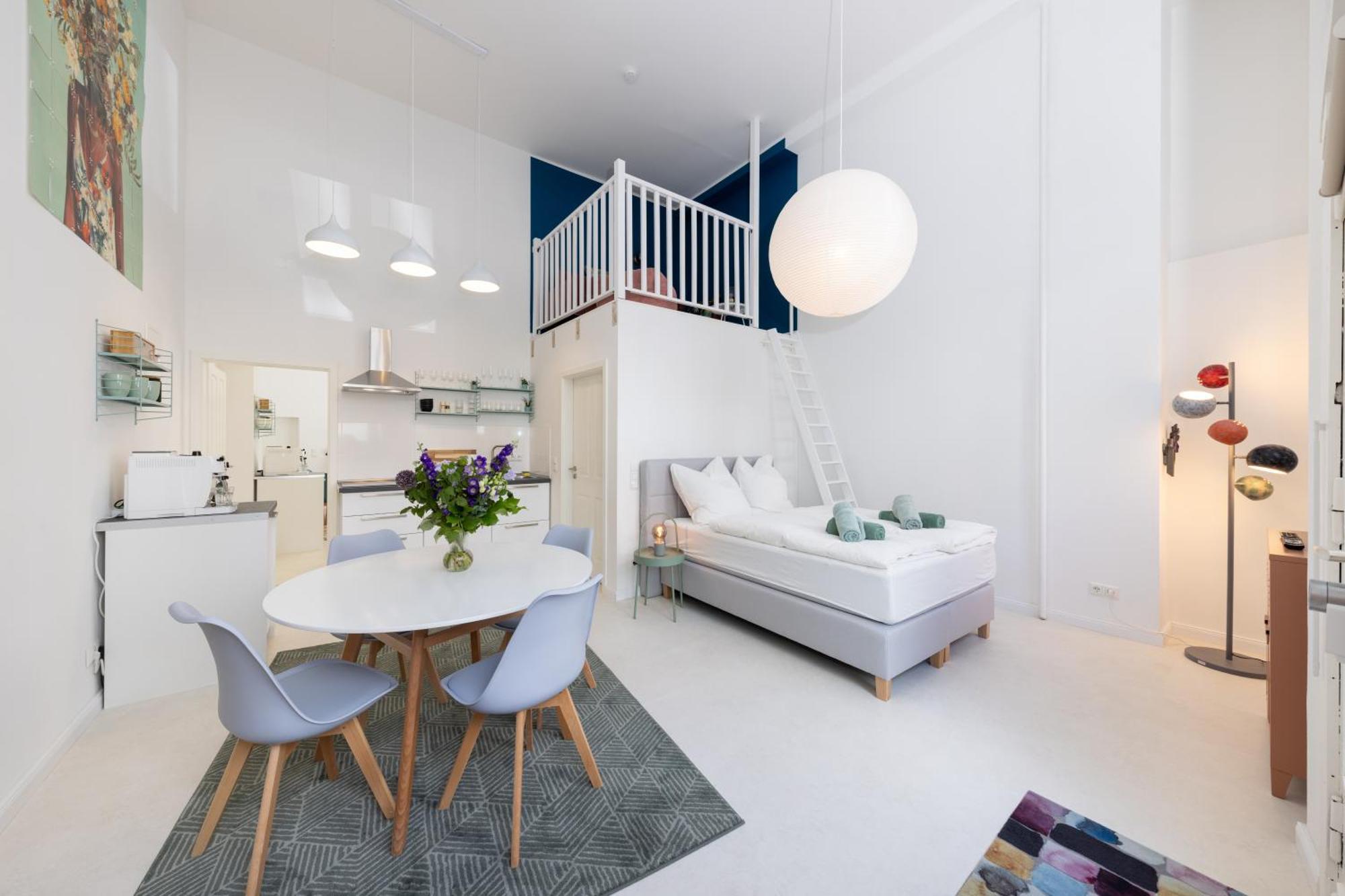 Great 2-Room Loft With 2 Bathrooms And 2 Kitchen Berlín Exteriér fotografie