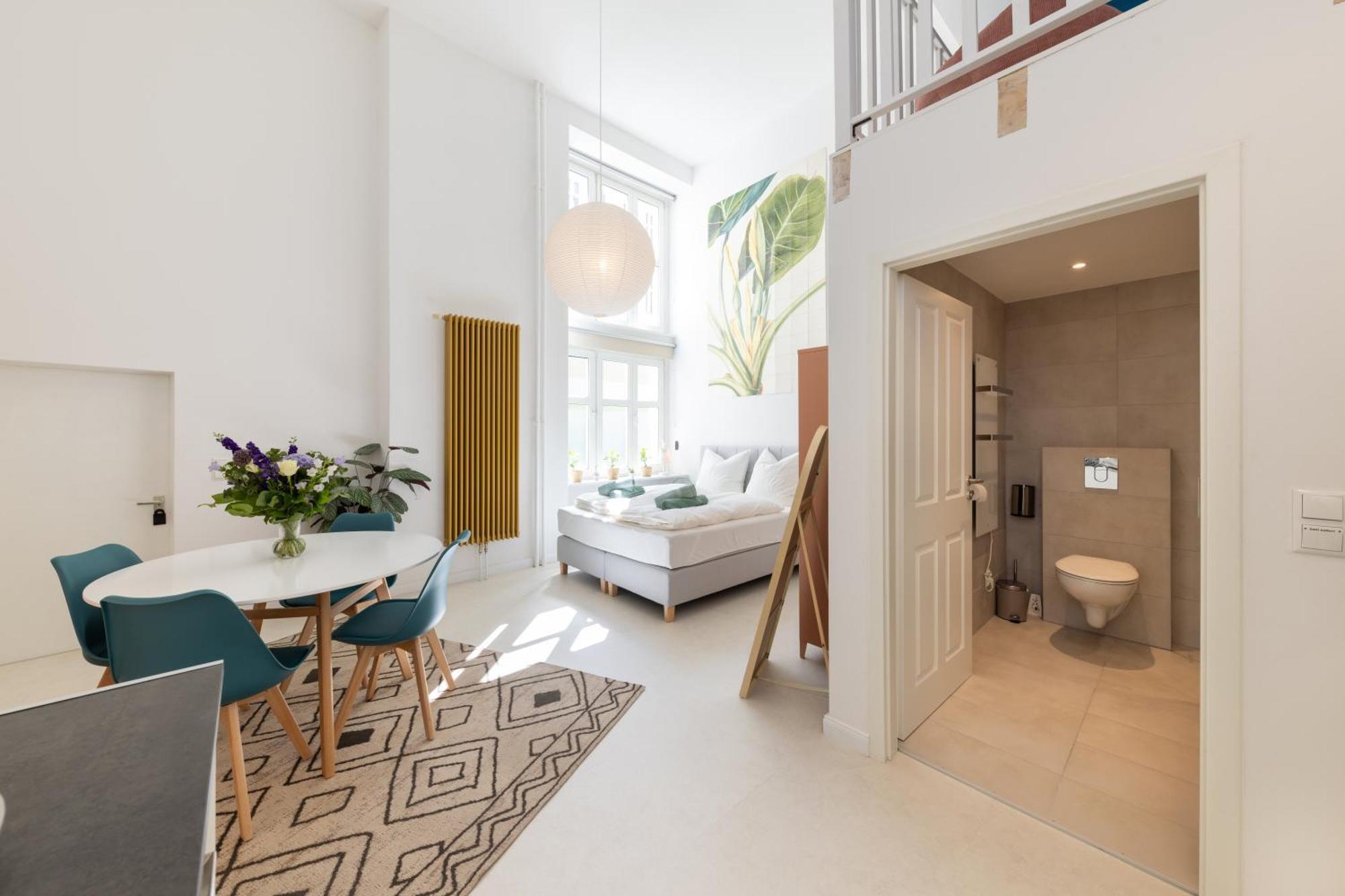 Great 2-Room Loft With 2 Bathrooms And 2 Kitchen Berlín Exteriér fotografie